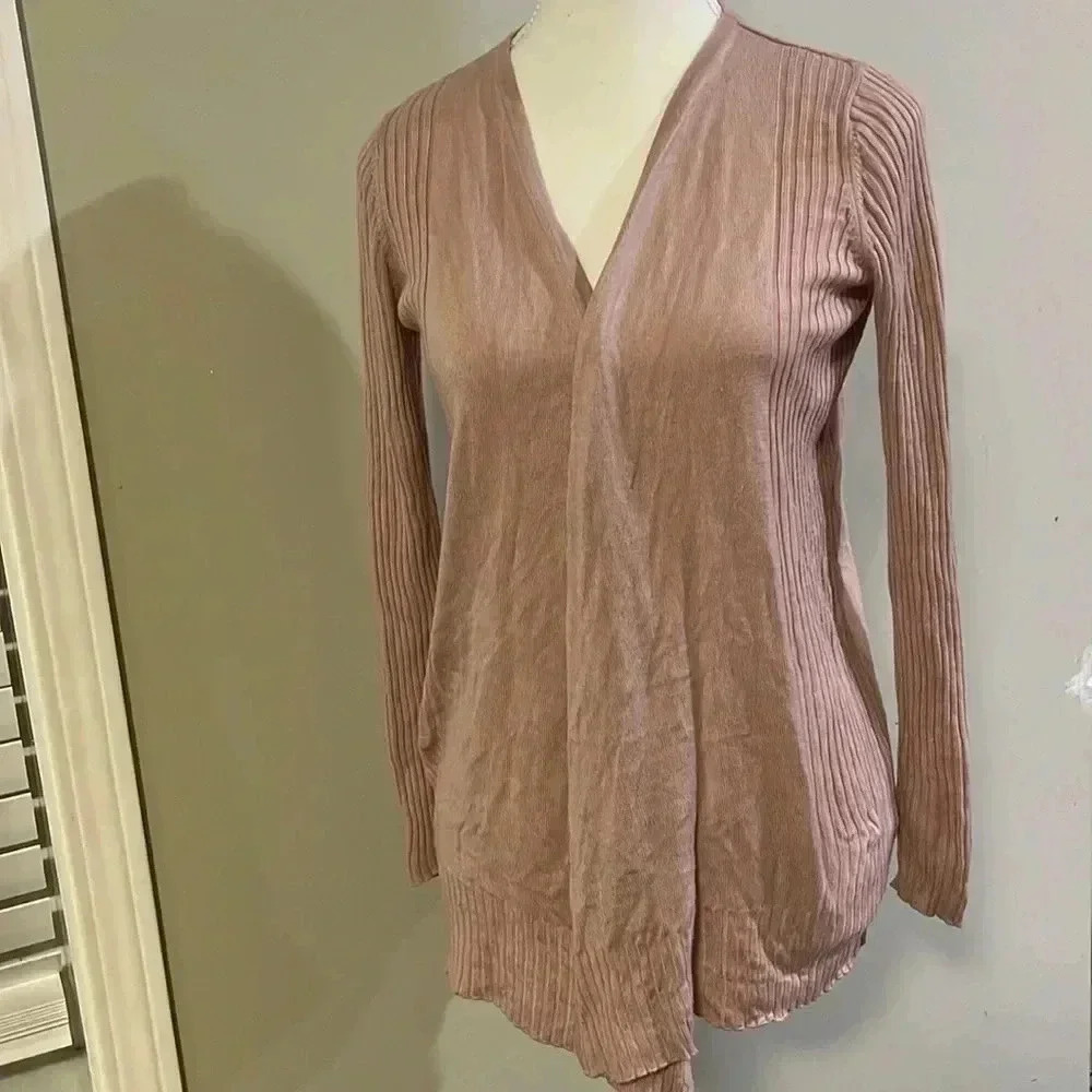 ❤️2/$50❤️[XS]Philosophy  Blush Pink Viscose cardigan